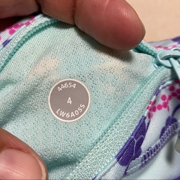 Lululemon Leggings Womens size 4 Purple Run Inspire Crop Leggings - Picture 9 of 10